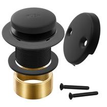 Conjunto de acabamento de banheira na ponta dos pés para drenagem de banheira em preto fosco TLOZX Conjunto de acabamento de banheira na ponta dos pés para drenagem de banheira em preto fosco TLOZX
