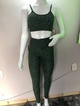 Conjunto de academia animal print Conjunto de academia animal print