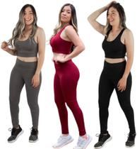 Conjunto De Academia Feminino Roupa Fitness De Treino TAMANHO G Conjunto De Academia Feminino Roupa Fitness De Treino TAMANHO G