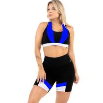 Conjunto De Academia Short E Top Feminino Grosso Não Marca Conjunto De Academia Short E Top Feminino Grosso Não Marca