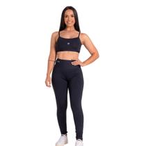 Conjunto de academia top + legging com cos alto - urbativa fitness