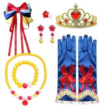 Conjunto de Accesorios para Disfraz de Blancanieves para Niñas Yosbabe