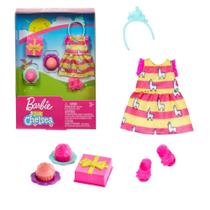 Conjunto de acessórios Barbie Chelsea Birthday para boneca FXN69