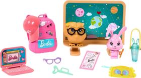 Conjunto de acessórios Barbie My First Barbie School Pack de 13,5 polegadas Conjunto de acessórios Barbie My First Barbie School Pack de 13,5 polegadas