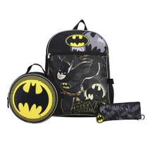 Conjunto de acessórios Bioworld DC Comic Book Batman Symbol para meninos