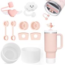 Conjunto de acessórios BonneChance para Stanley Cup 1,2 L e 900 mL rosa