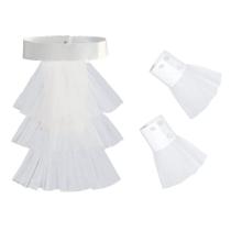 Conjunto de acessórios com gola e mangas falsas para mulheres