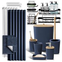 Conjunto de acessórios de banheiro Clara Clark 27PC com chuveiro