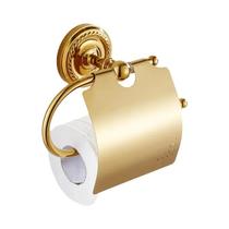 Conjunto De Acessórios De Banheiro Dourados: Prateleira, Saboneteira, Suporte Para Papel Higiênico,