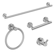 Conjunto de acessórios de banheiro FORIOUS Brushed Nickel