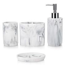 Conjunto de acessórios de banheiro L'ARL GMVOI Marble 4 peças