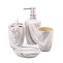 Conjunto de acessórios de banho Accent Plus Marble Printed