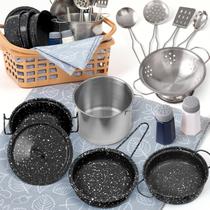 Conjunto de acessórios de brinquedos de cozinha Kids Play Veitch Fairytales Conjunto de acessórios de brinquedos de cozinha Kids Play Veitch Fairytales