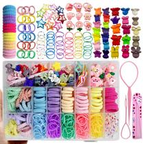 Conjunto de acessórios de cabelo CNWHMY Colorful Rubber Hair Ties