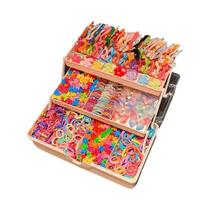 Conjunto De Acessórios De Cabelo Minimalista E Fofo Com 555 Peças, Faixas Elásticas, Kit De Estilo