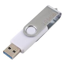 Conjunto de Acessórios de Computador com Pen Drive USB 3.0 64GB - Branco