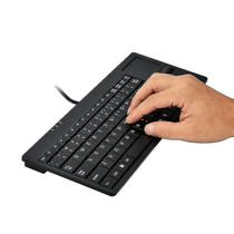 Conjunto de Acessórios de Computador MC-818 - Teclado com Fio, 82 Teclas e Touchpad Ultrafino