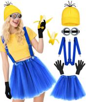 Conjunto de acessórios de fantasia de Halloween MEEZY para meninas, 5 unidades Conjunto de acessórios de fantasia de Halloween MEEZY para meninas, 5 unidades