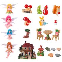 Conjunto de acessórios de jardim de fadas em miniatura, 22 unidades GGSTDDUP Conjunto de acessórios de jardim de fadas em miniatura, 22 unidades GGSTDDUP