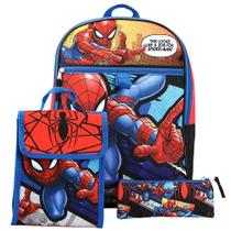Conjunto de acessórios de mochila Marvel Spiderman para meninos Conjunto de acessórios de mochila Marvel Spiderman para meninos