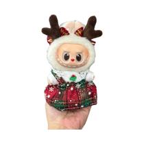 Conjunto De Acessórios De Natal Labubu Com Roupa Vermelha Para Bonecas V1 V2 V3 V4 - Presente