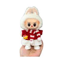 Conjunto De Acessórios De Natal Labubu Com Roupa Vermelha Para Bonecas V1 V2 V3 V4 - Presente