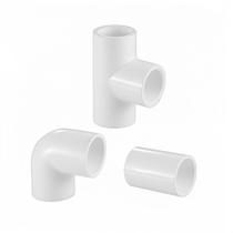 Conjunto de acessórios de PVC Lesso 30 unidades de 3/4 polegadas Sch40 branco