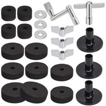 Conjunto de acessórios de substituição de pratos Facmogu 23PCS Black Conjunto de acessórios de substituição de pratos Facmogu 23PCS Black