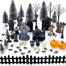 Conjunto de acessórios Halloween Village Colingmill 56 unidades