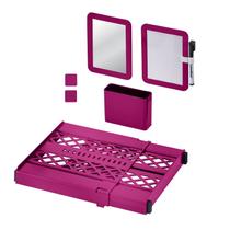 Conjunto de acessórios Locker LockerMate Adjust-A-Shelf de 6 peças Conjunto de acessórios Locker LockerMate Adjust-A-Shelf de 6 peças