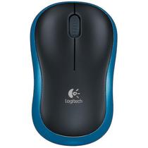 Conjunto de Acessórios Logitech M185 - Mouse Ótico Sem Fio 2.4GHz, 3 Botões, 1000 DPI, Alcance de 10m
