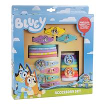 Conjunto de Acessórios LUV HER Bluey para Meninas - 3 Presilhas, 4 Clipes e 5 Elásticos Conjunto de Acessórios LUV HER Bluey para Meninas - 3 Presilhas, 4 Clipes e 5 Elásticos