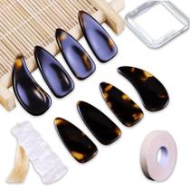 Conjunto de Acessórios MUYIYANG para Guzheng 8 Picks de Unha + Fita + Estojo