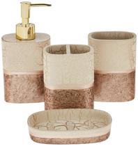 Conjunto de Acessórios para Banheiro Sweet Home Collection Parker - 4 Peças Conjunto de Acessórios para Banheiro Sweet Home Collection Parker - 4 Peças