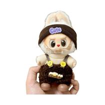 Conjunto De Acessórios Para Boneca De Pelúcia Mini De 17cm: Macacão E Chapéu Para Ídolo Kpop Coreano