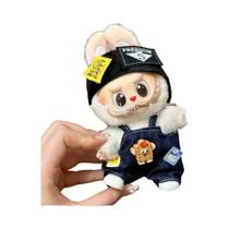 Conjunto De Acessórios Para Boneca De Pelúcia Mini De 17cm: Macacão E Chapéu Para Ídolo Kpop Coreano