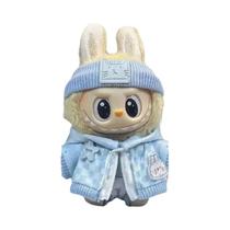 Conjunto De Acessórios Para Boneca Mini Labubu De 17cm: Moletom Com Coração Batendo E Jeans Para