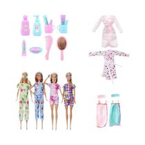 Conjunto De Acessórios Para Bonecas Com 19 Peças Para Bonecas De 11-12'' 2 Toalhas De Banho 2 Robes