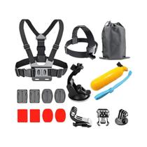 Conjunto De Acessórios Para Câmera De Ação GoPro Hero13 12 11 10 Xiaomi Yi Insta360 X4 X3 Com
