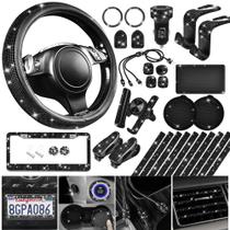 Conjunto de Acessórios para Carro CAR PASS Bling - 30 Peças para Mulheres