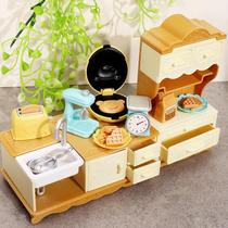 Conjunto De Acessórios Para Casa De Bonecas Em Miniatura, Cozinha, Banheiro, Quarto E Utensílios De