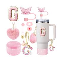 Conjunto De Acessórios Para Copo Stanley 30oz 40oz 9 Peças: Tampa Borboleta, Protetor De Silicone,