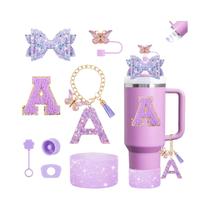 Conjunto De Acessórios Para Copo Tumbler De 30oz E 40oz, 8 Peças: Protetores De Canudo, Tampas