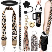 Conjunto de acessórios para copos Skylety Leopard Silicone para copo de 240-1180 ml Conjunto de acessórios para copos Skylety Leopard Silicone para copo de 240-1180 ml