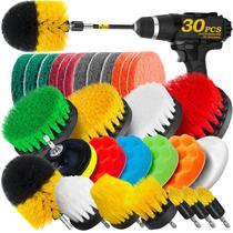 Conjunto de acessórios para escovas de perfuração Holikme, pacote com 30 unidades para argamassa e ladrilhos