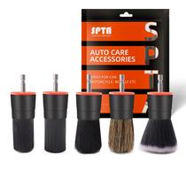 Conjunto de acessórios para escovas de perfuração SPTA Hair, 5 unidades para detalhes do carro Conjunto de acessórios para escovas de perfuração SPTA Hair, 5 unidades para detalhes do carro