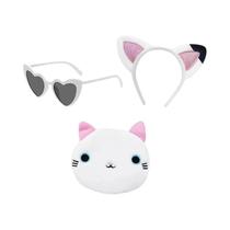 Conjunto De Acessórios Para Fantasia De Halloween Para Meninas: Tiara, Óculos E Carteira (3 Peças) Conjunto De Acessórios Para Fantasia De Halloween Para Meninas: Tiara, Óculos E Carteira (3 Peças)