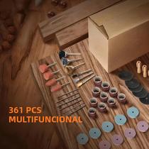 Conjunto De Acessórios Para Ferramenta Rotativa Dremel Com 361 Peças, Compatível Com Furadeira,