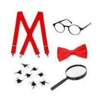 Conjunto De Acessórios Para Festa Dos Anos 1920 PESENAR 7 Peças Tiara Colar Luvas Suporte Brincos Conjunto De Acessórios Para Festa Dos Anos 1920 PESENAR 7 Peças Tiara Colar Luvas Suporte Brincos