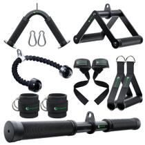 Conjunto de Acessórios para Máquina de Cabo QPARVERS Lat Pulldown